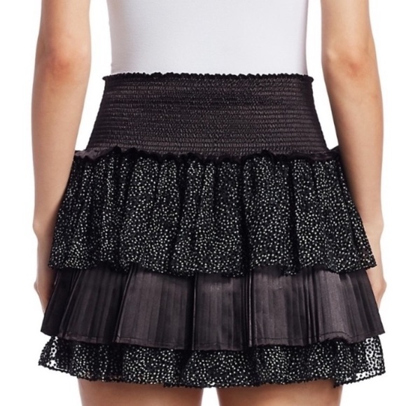 Ramy Brook Mini Tiered Ruffle Skirt - Picture 2 of 5
